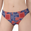 Bandanna Patchwork Pattern Print Women's Panties