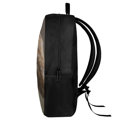 Barn Owl Print 17 Inch Backpack