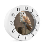 Barn Owl Print Alarm Clock