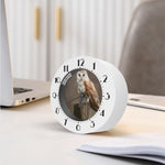 Barn Owl Print Alarm Clock
