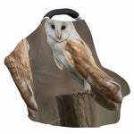 Barn Owl Print Baby Seat Cover
