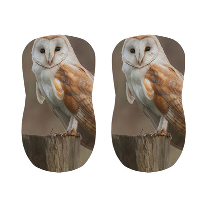 Barn Owl Print Bar Stool Covers