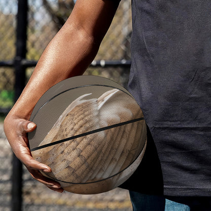 Barn Owl Print Basketball
