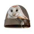 Barn Owl Print Beanie