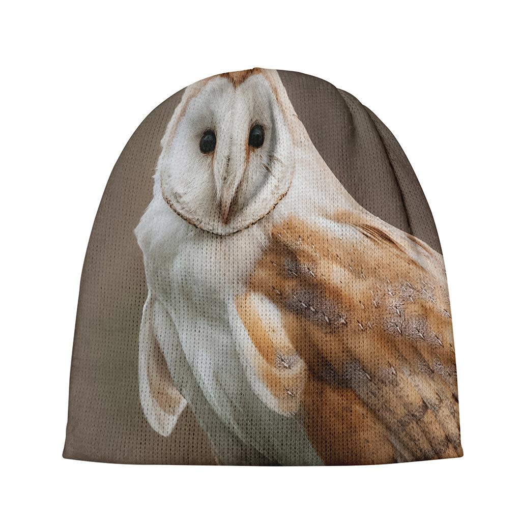 Barn Owl Print Beanie