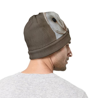 Barn Owl Print Beanie
