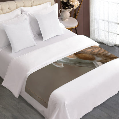 Barn Owl Print Bed Runner