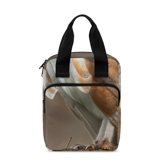 Barn Owl Print Bible Tote Bag