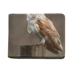 Barn Owl Print Bifold Wallet