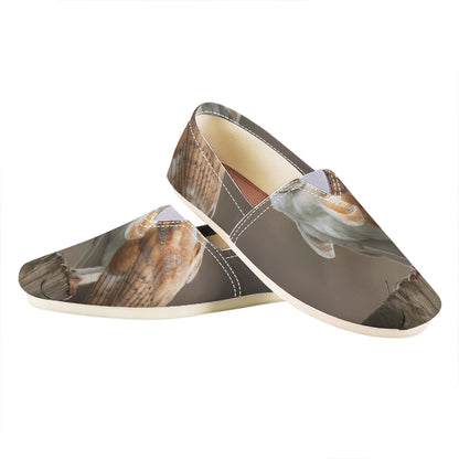 Barn Owl Print Casual Shoes