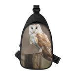 Barn Owl Print Chest Bag