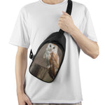 Barn Owl Print Chest Bag