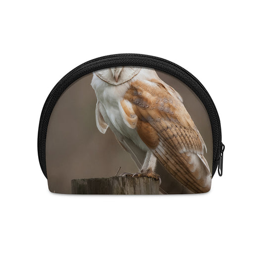 Barn Owl Print Coin Purse