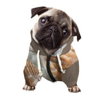 Barn Owl Print Dog Zip Up Hoodie