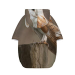 Barn Owl Print Dog Zip Up Hoodie