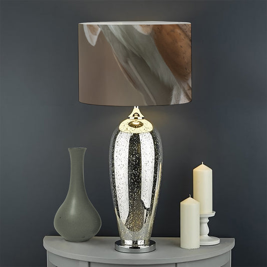 Barn Owl Print Drum Lamp Shade