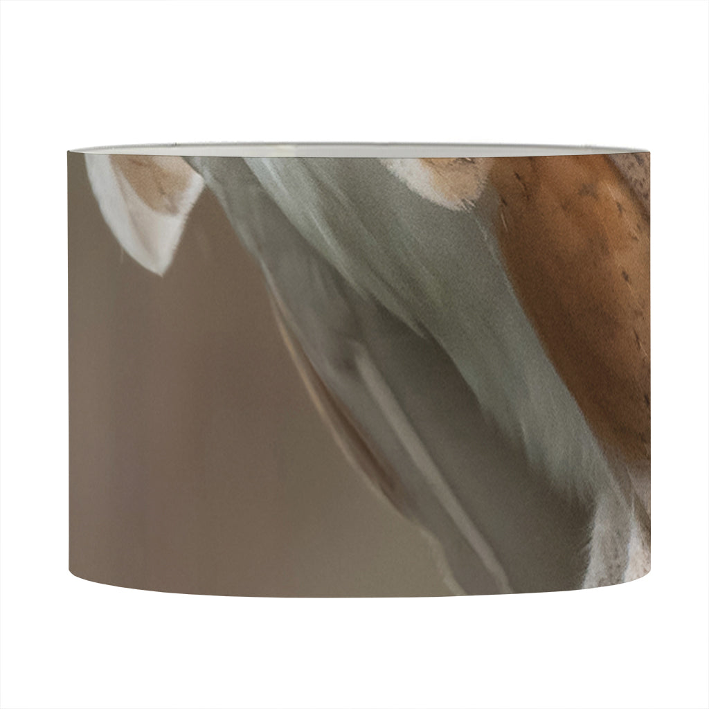 Barn Owl Print Drum Lamp Shade