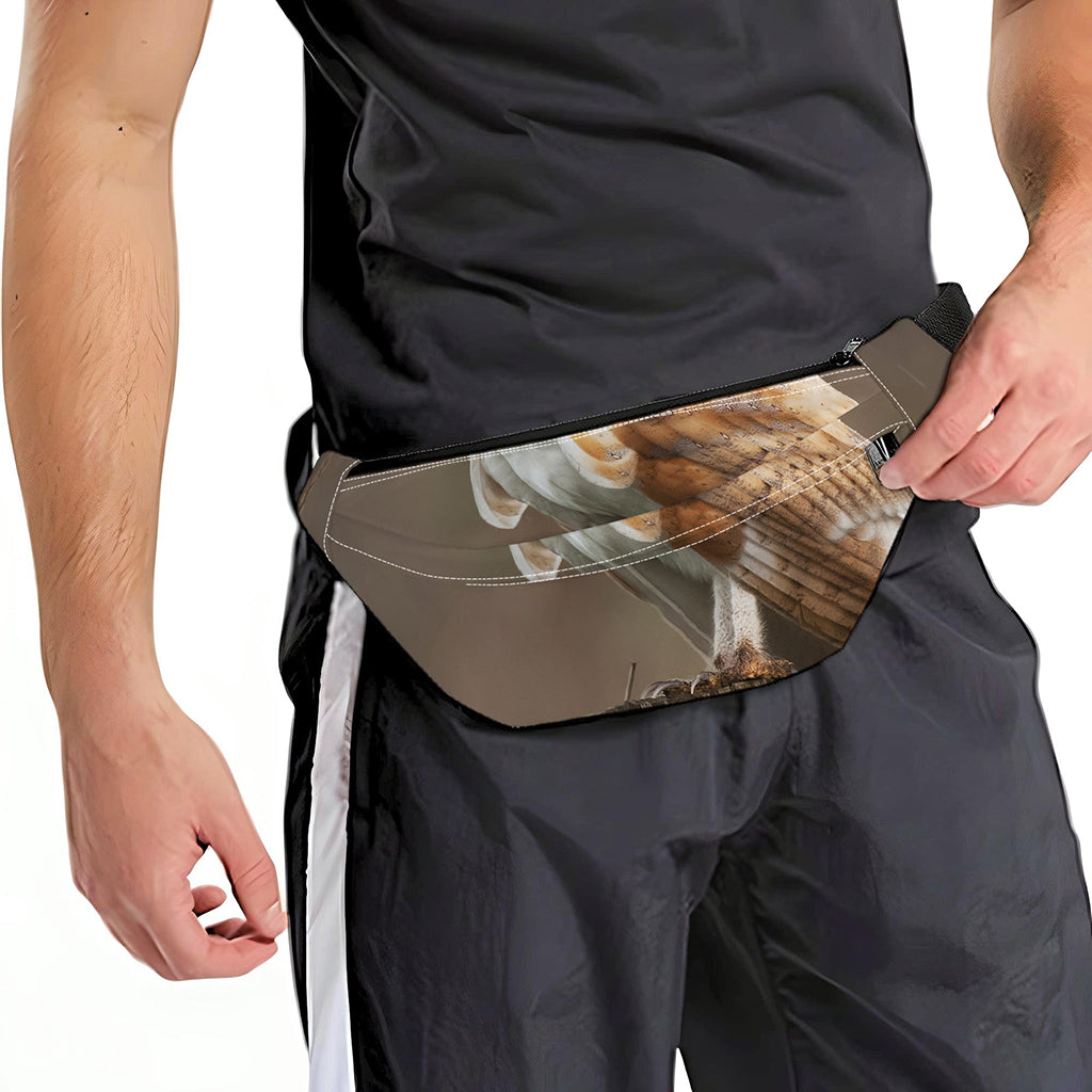 Barn Owl Print Fanny Pack