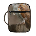 Barn Owl Print Front Pocket Bible Bag