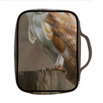 Barn Owl Print Front Pocket Bible Bag