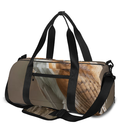 Barn Owl Print Gym Bag