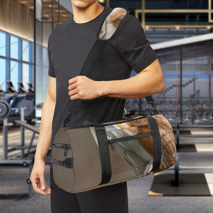 Barn Owl Print Gym Bag