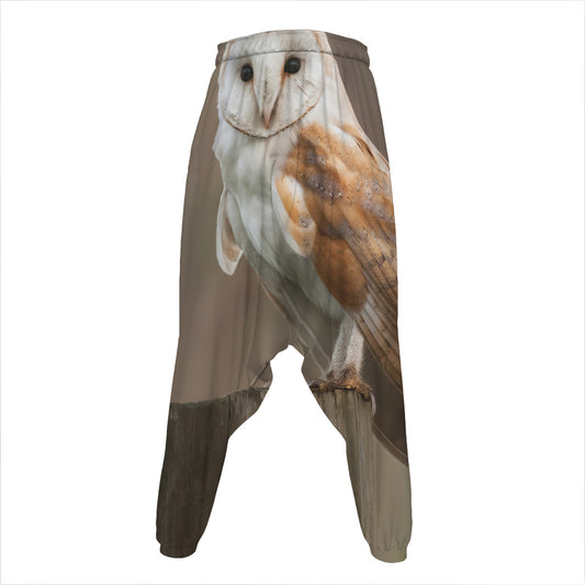 Barn Owl Print Hammer Pants