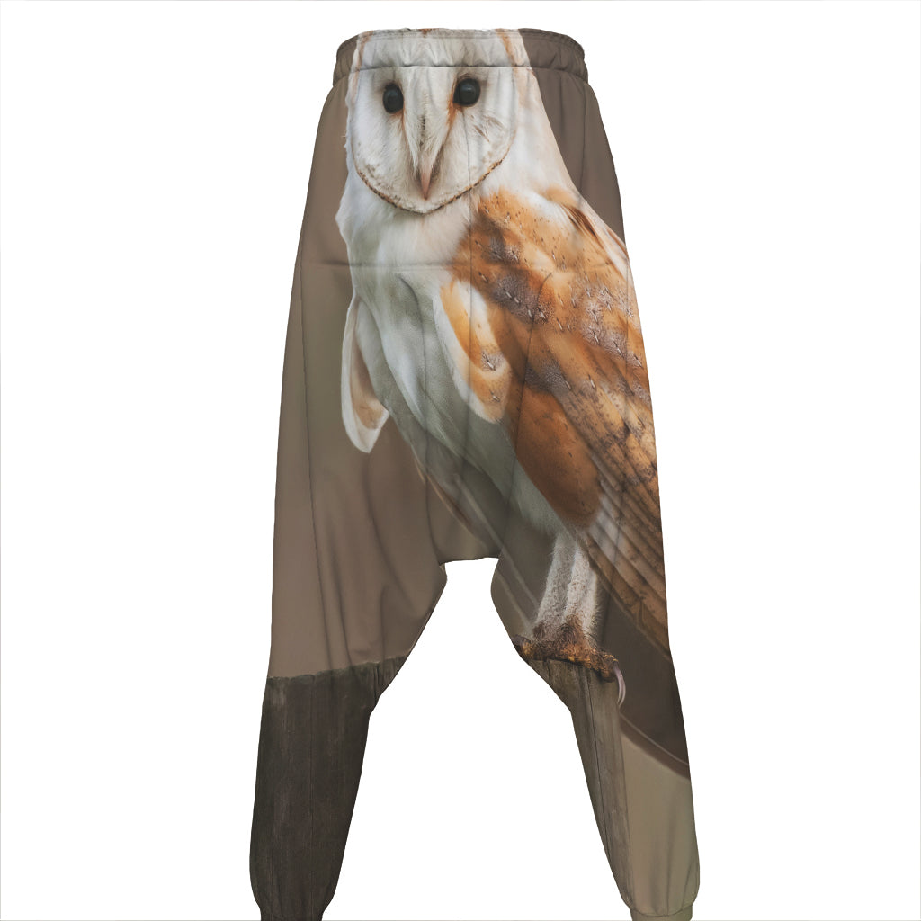 Barn Owl Print Hammer Pants