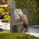 Barn Owl Print House Flag