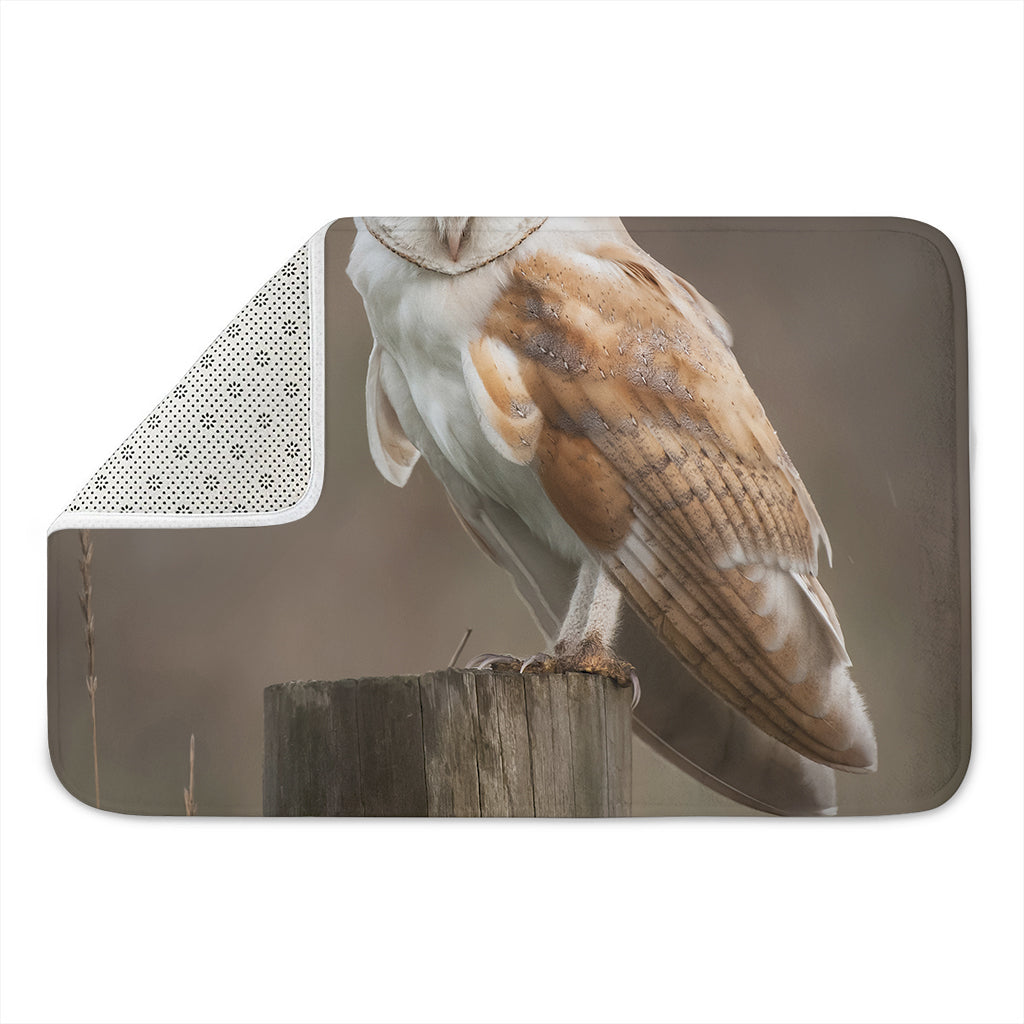Barn Owl Print Indoor Door Mat