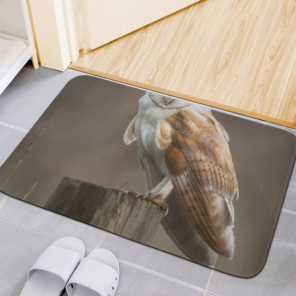Barn Owl Print Indoor Door Mat
