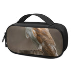 Barn Owl Print Insulin Cooler Travel Case