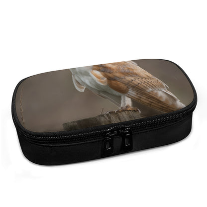 Barn Owl Print Insulin Cooler Travel Case