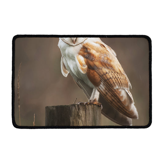 Barn Owl Print Kitchen Mat