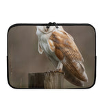 Barn Owl Print Laptop Sleeve