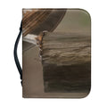 Barn Owl Print Leather Bible Cover