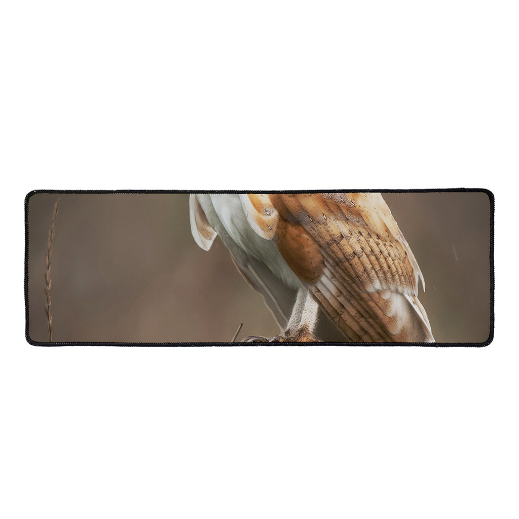 Barn Owl Print Long Kitchen Mat