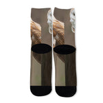 Barn Owl Print Long Socks