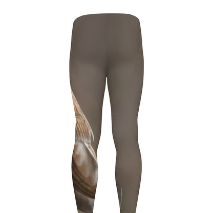 Barn Owl Print Men's leggings