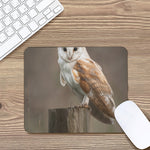 Barn Owl Print Mouse Pad