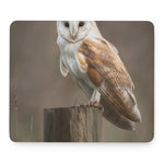 Barn Owl Print Mouse Pad