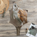 Barn Owl Print One Shoulder Bodysuit