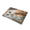 Barn Owl Print Pet Cooling Mat Cover
