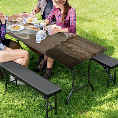 Barn Owl Print Picnic Table Cover