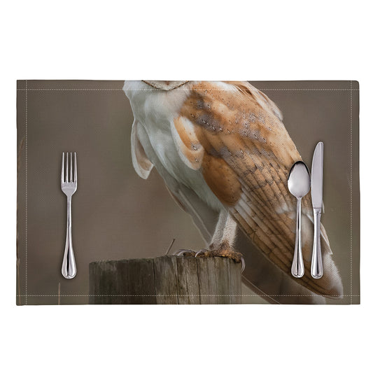 Barn Owl Print Placemat