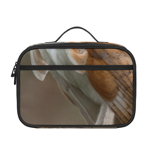 Barn Owl Print Portable Lunch Bag