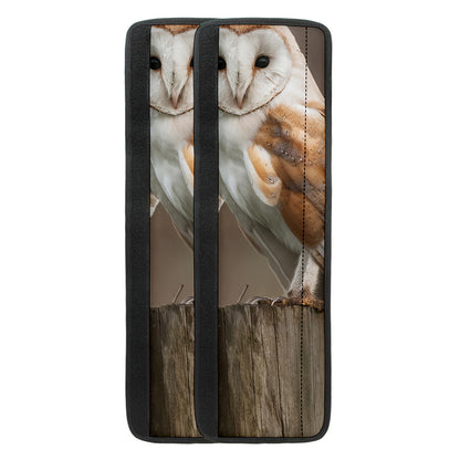 Barn Owl Print Refrigerator Handle Covers