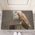Barn Owl Print Rubber Doormat
