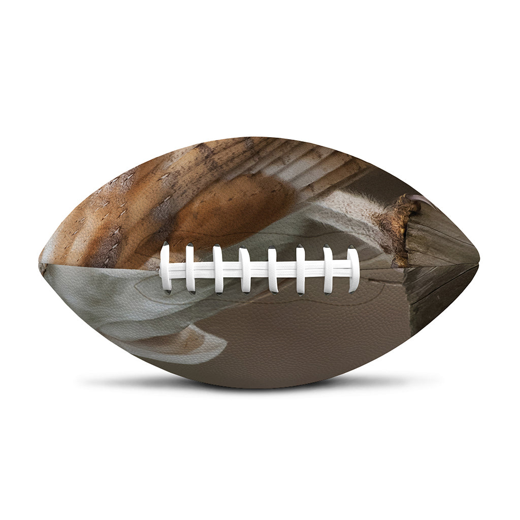 Barn Owl Print Rugby Ball