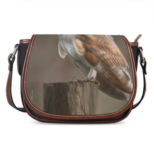 Barn Owl Print Saddle Bag